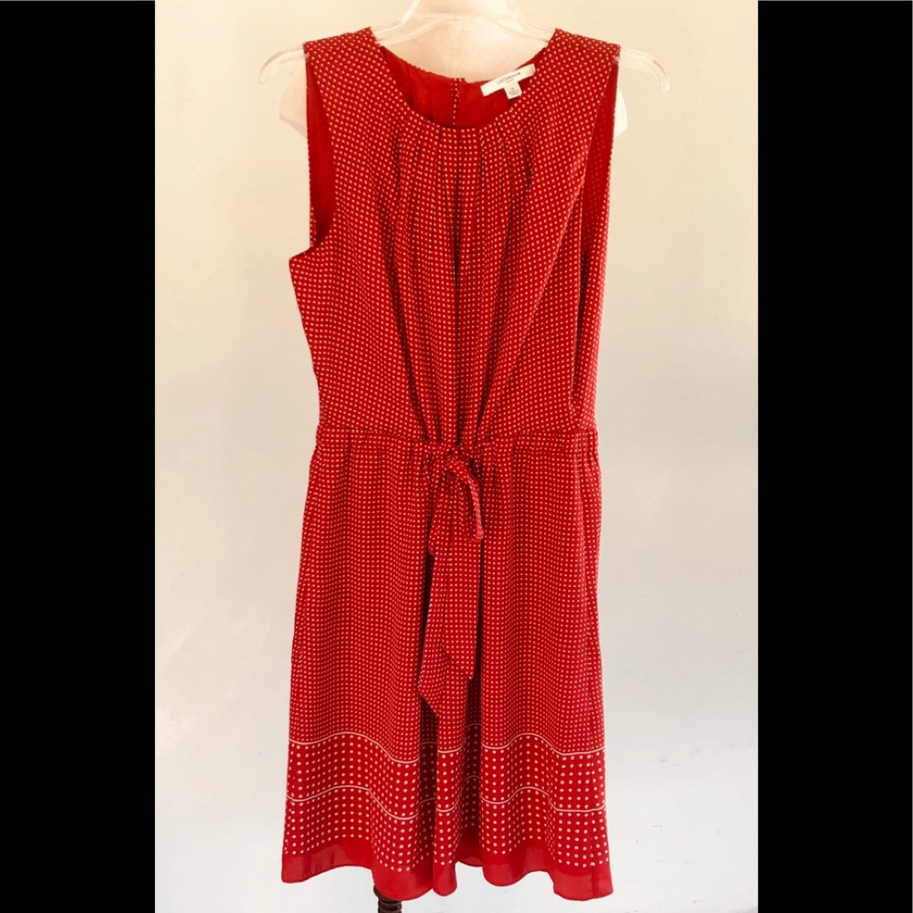Red Polka Dot Liz Claiborne Dress